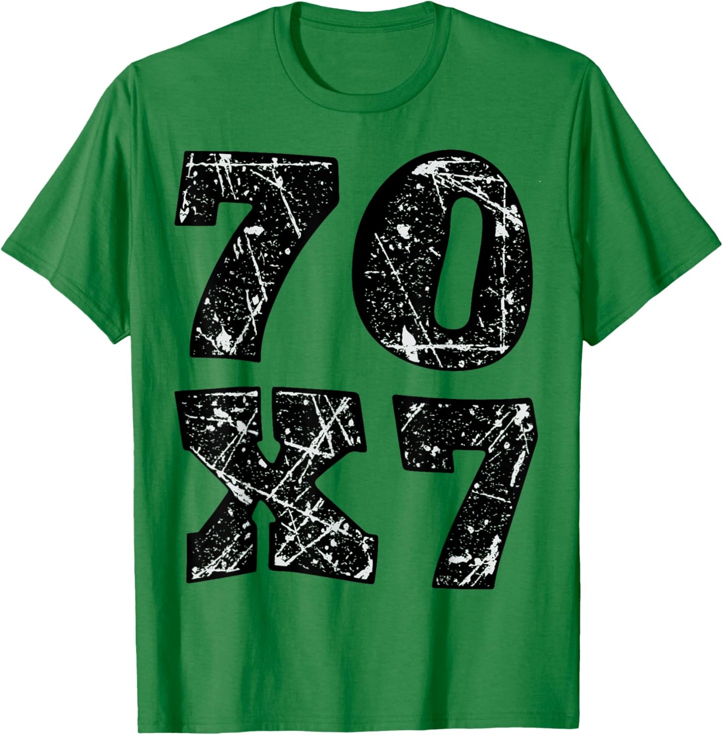 Forgive 70x7 Christian Design T-Shirt - T-Shirt | Irish Green