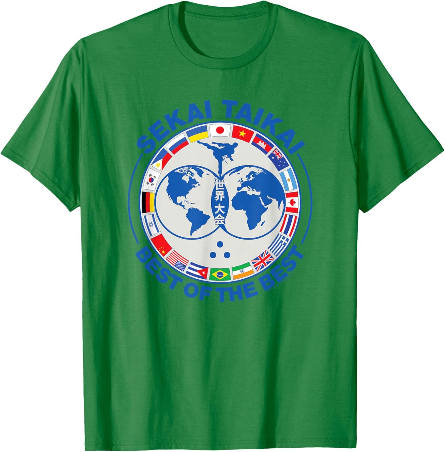 Cobra Kai Karate Tournament Sekai Taikai Best of the Best T-Shirt - T-Shirt | Irish Green