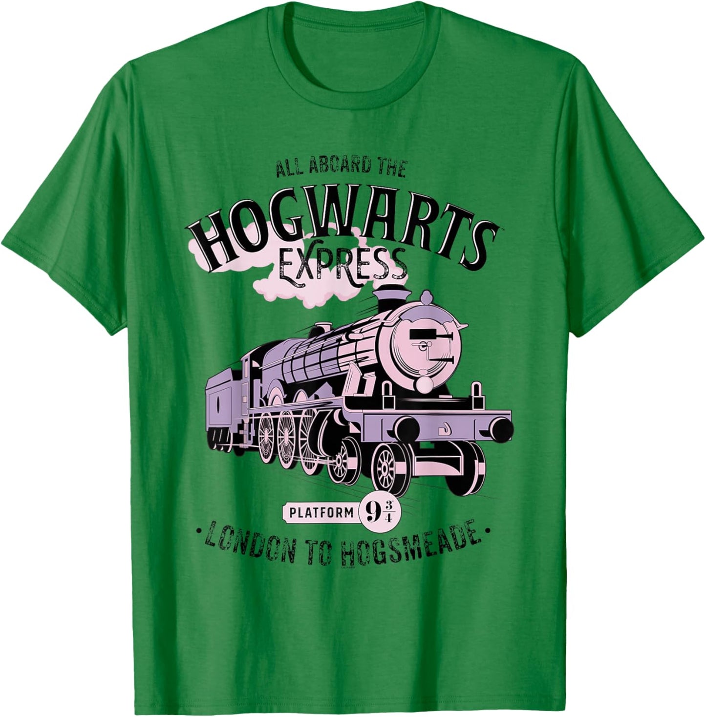 Harry Potter All Aboard the Hogwarts Express T-Shirt - T-Shirt | Irish Green