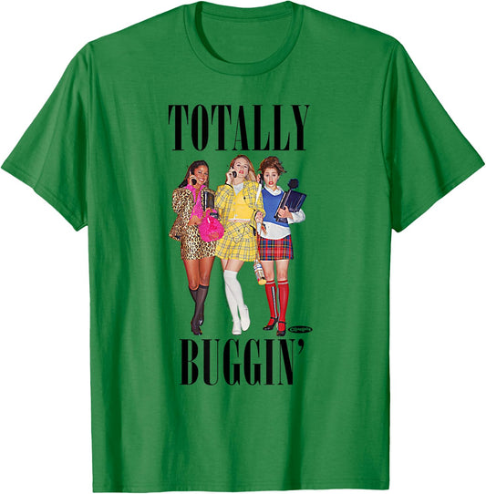 Clueless Totally Buggin' Trio Small T-Shirt - T-Shirt | Irish Green