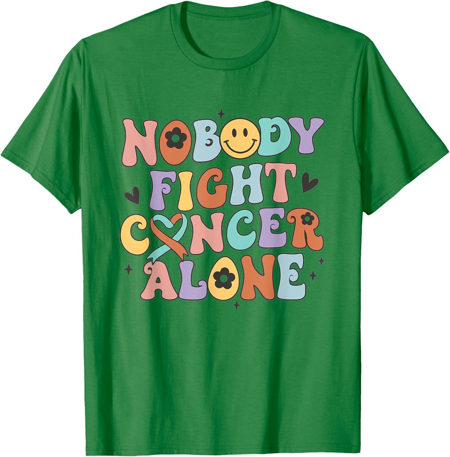 Oncology Nurse Graduation Groovy Boho Retro Onc RN T-Shirt - T-Shirt | Irish Green