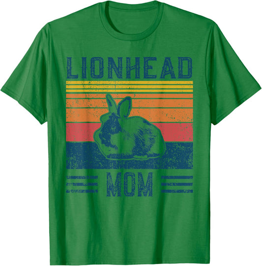 Best Rabbit Mom Women - Vintage Lionhead T-Shirt - T-Shirt | Irish Green
