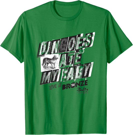 Buffy The Vampire Slayer Dingoes Ate My Baby Vintage T-Shirt - T-Shirt | Irish Green
