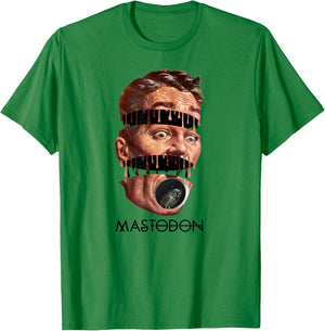 Mastodon – Head Split Owl T-Shirt - T-Shirt | Irish Green
