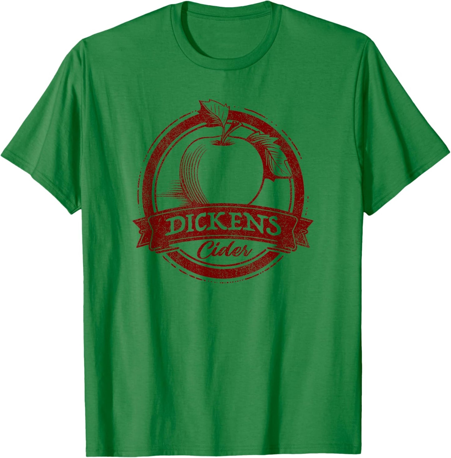 Drinking Humor Funny Dickens Cider T-Shirt - T-Shirt | Irish Green