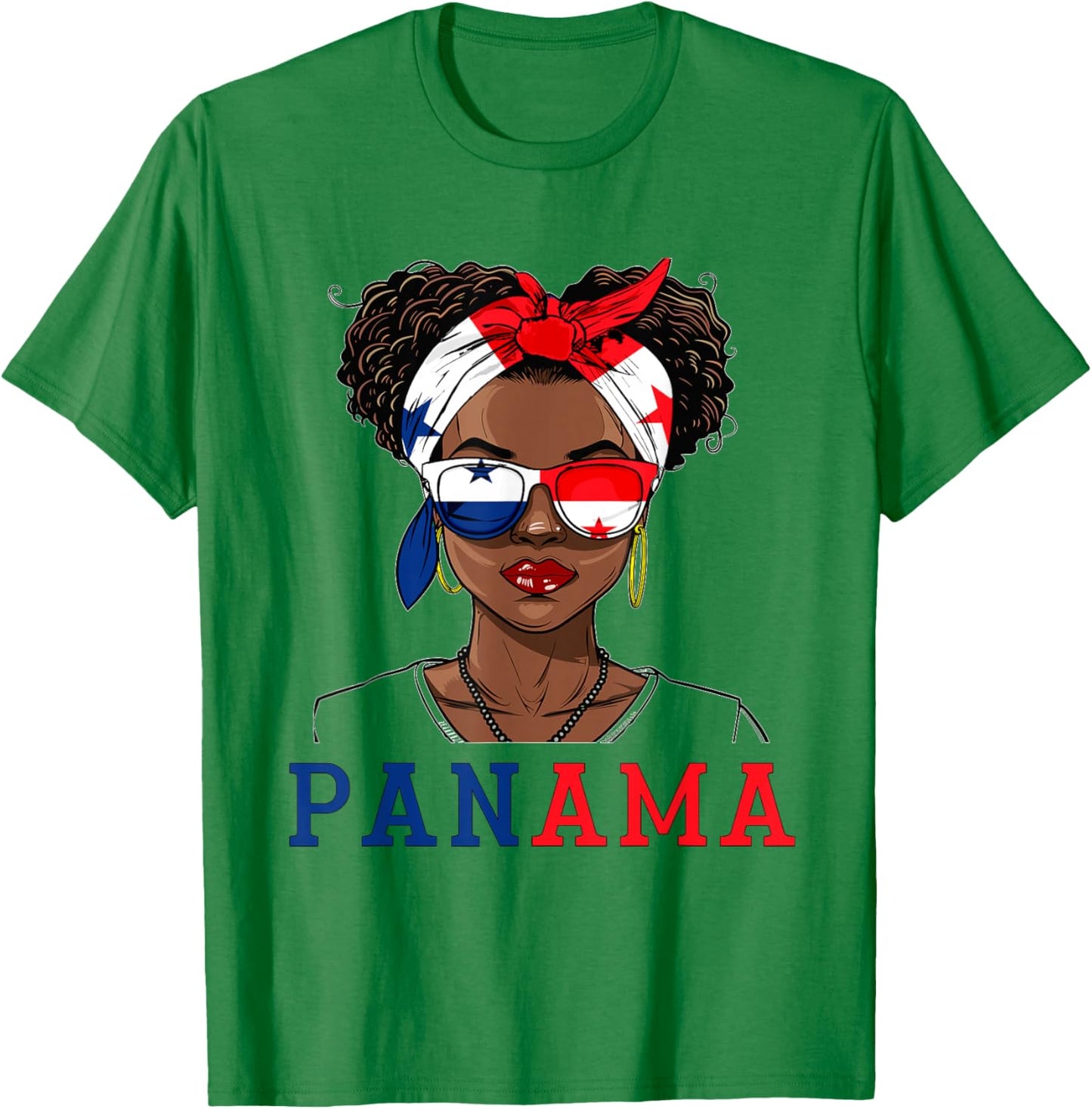 Panama Flag Outfit for Woman Decor Souvenirs Panamanian T-Shirt - T-Shirt | Irish Green