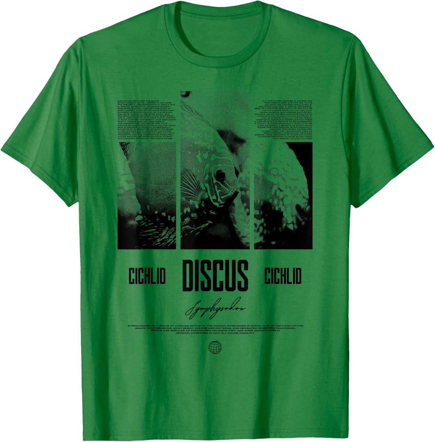 Discus Fish Cichlid Aquarium Fish Keeper , white, S T-Shirt - T-Shirt | Irish Green