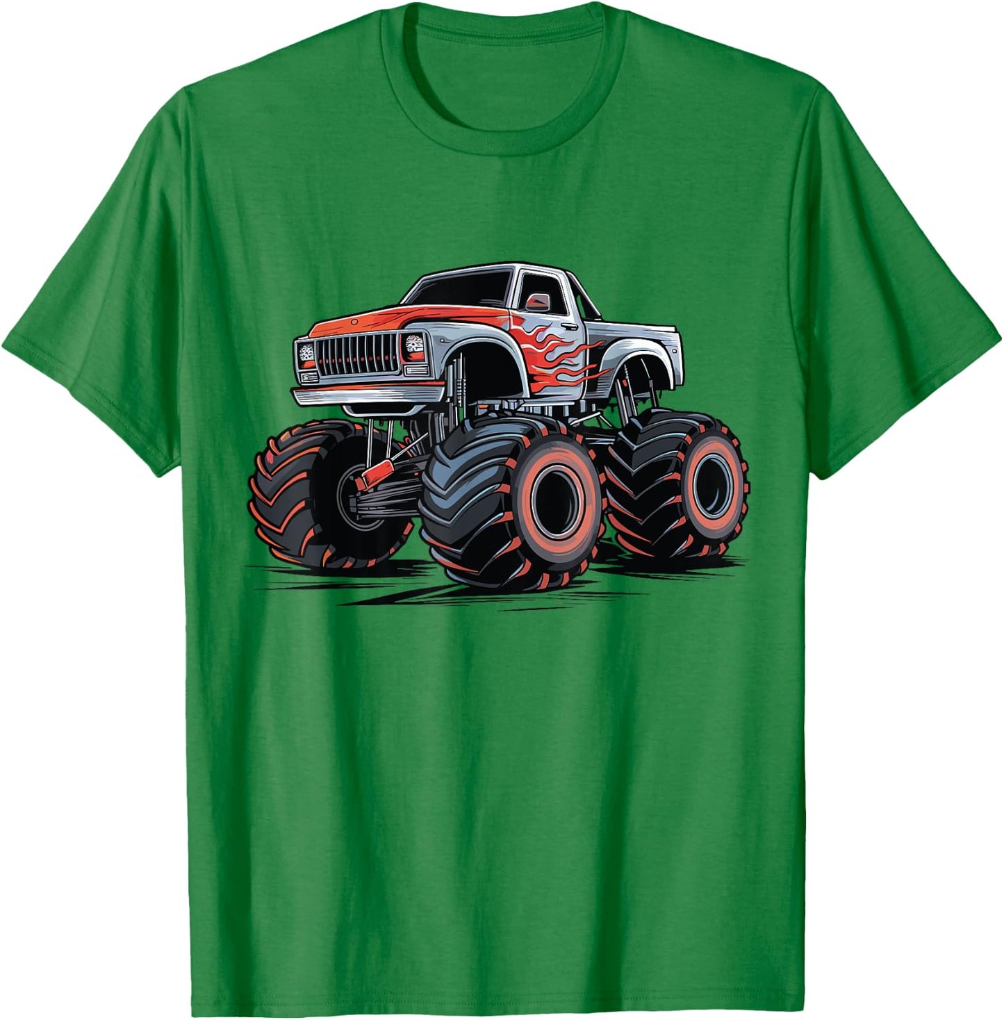 Monster Truck for toddlers Youth & Adults T-Shirt - T-Shirt | Irish Green