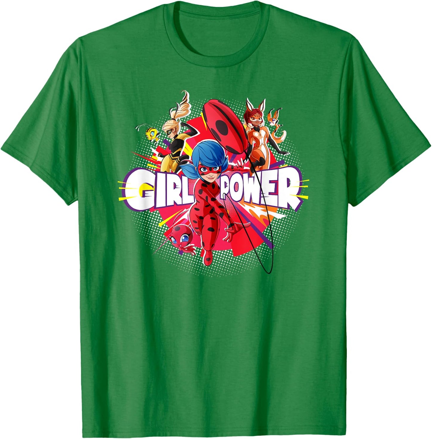 Miraculous Collection Ladybug Rena Rouge Queen Bee Power T-Shirt - T-Shirt | Irish Green
