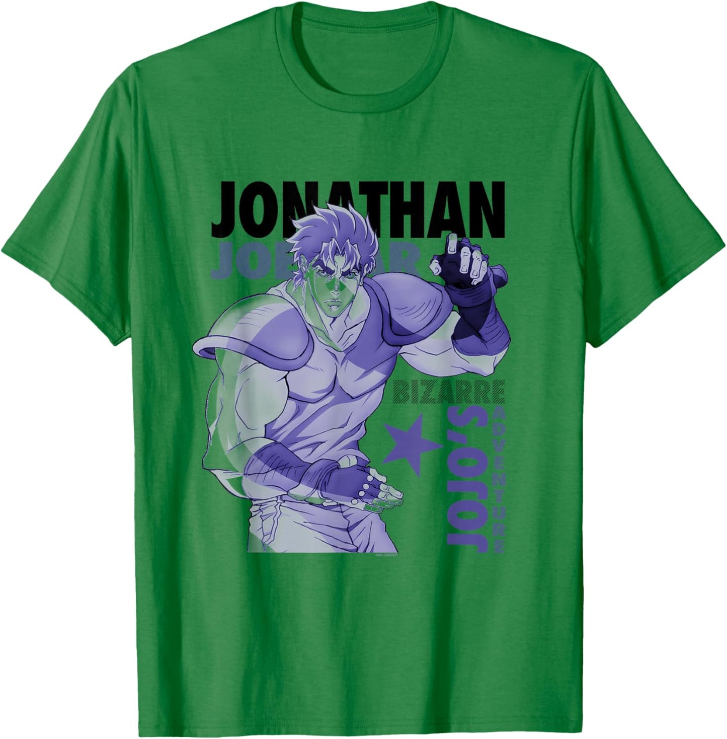 JoJo's Bizarre Adventure Phantom Blood Jonathan Anime T-Shirt - T-Shirt | Irish Green