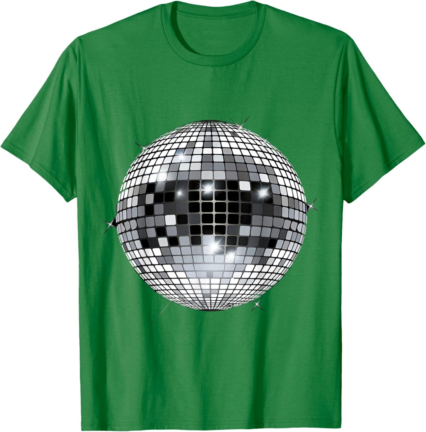 Disco Ball Vintage Retro House discoball Cool Party T-Shirt - T-Shirt | Irish Green