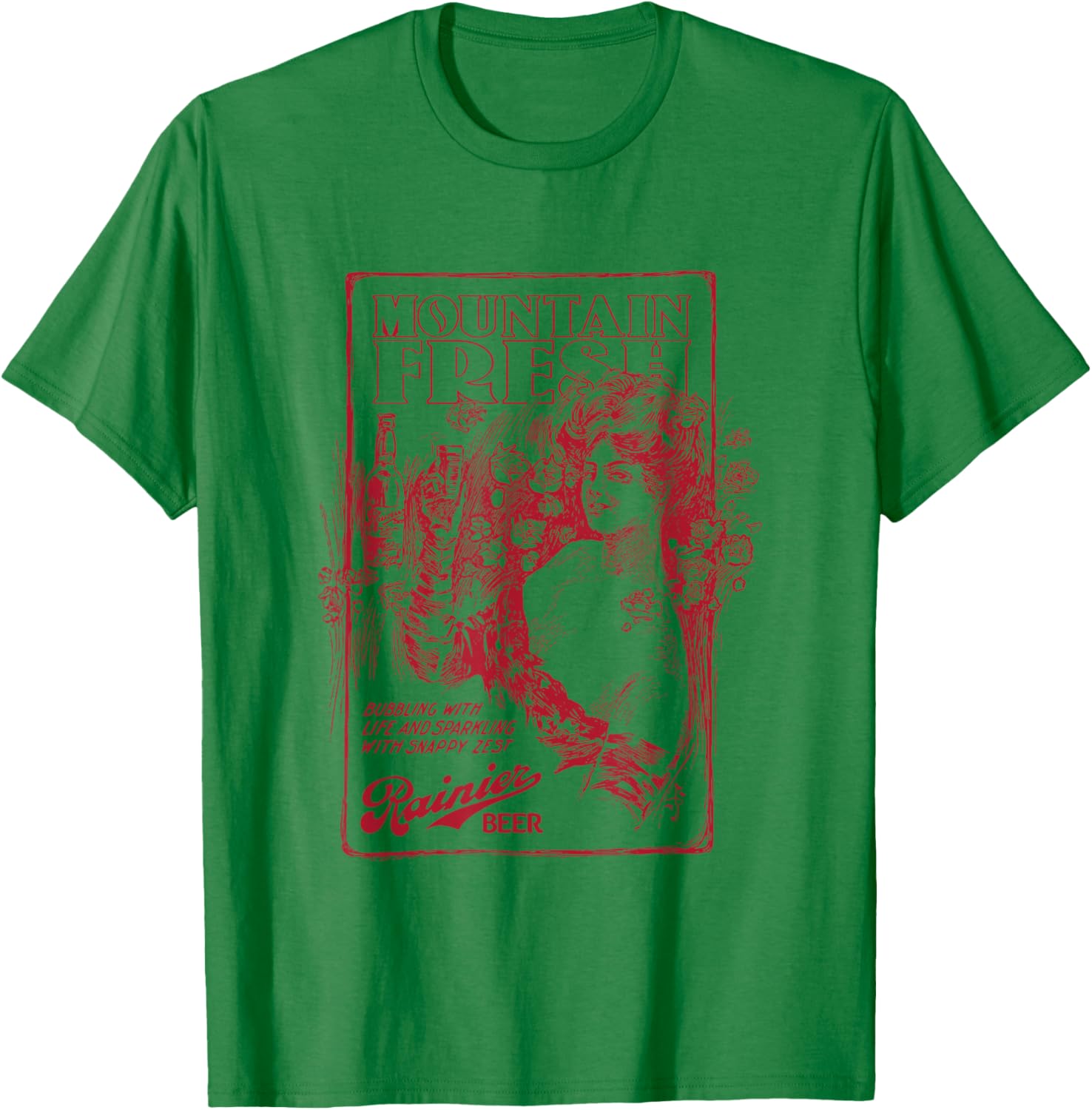 Rainier Style - Mountain Fresh T-Shirt - T-Shirt | Irish Green