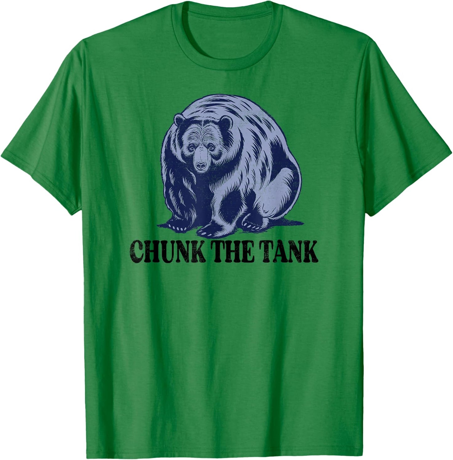 Alaska Wild Animals Nature of Fat Wild Bear Week Chunk T-Shirt - T-Shirt | Irish Green