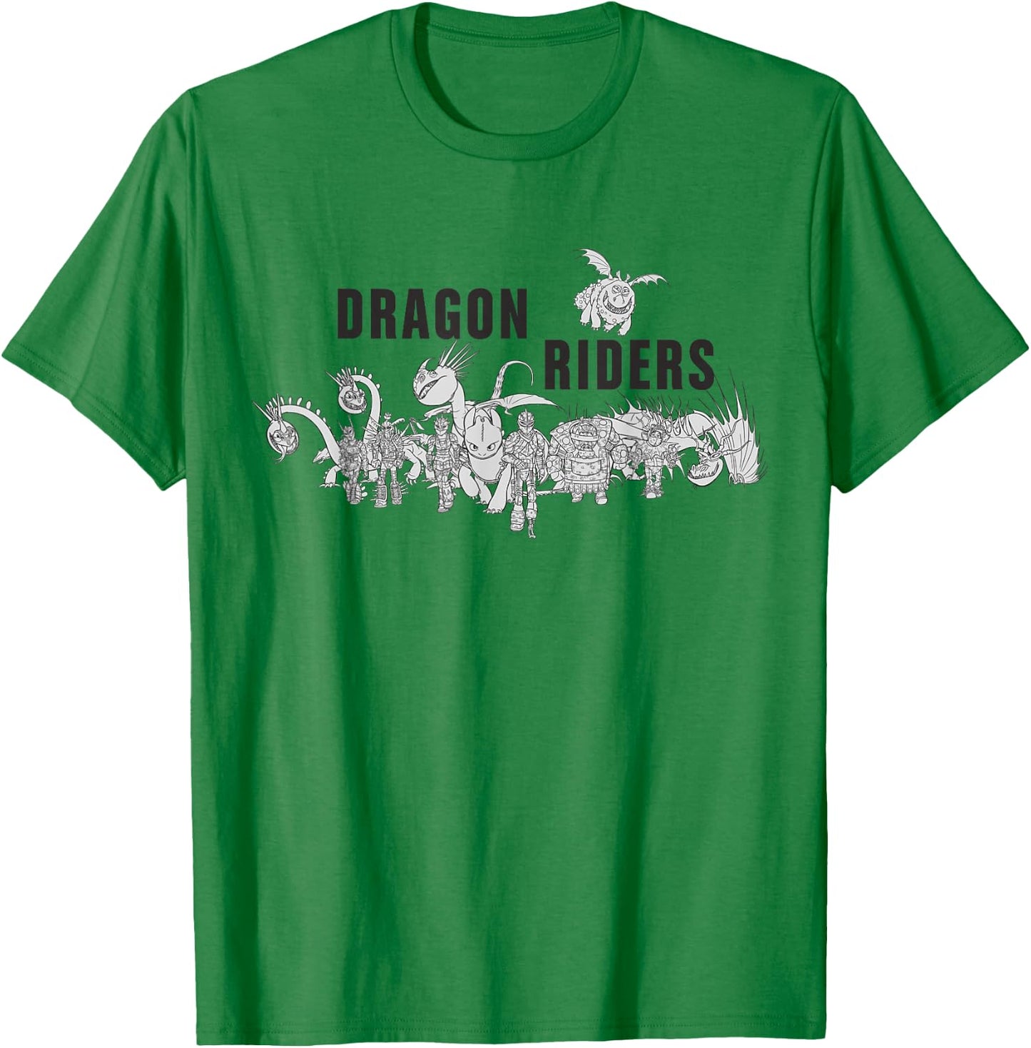 How to Train Your Dragon 3 Dragon Riders T-Shirt - T-Shirt | Irish Green