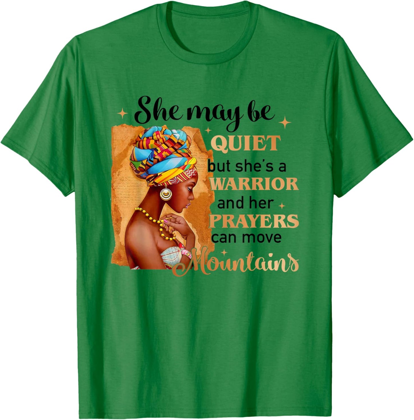 She May Be Quiet But She Is A Warrior Women T-Shirt - T-Shirt | Irish Green