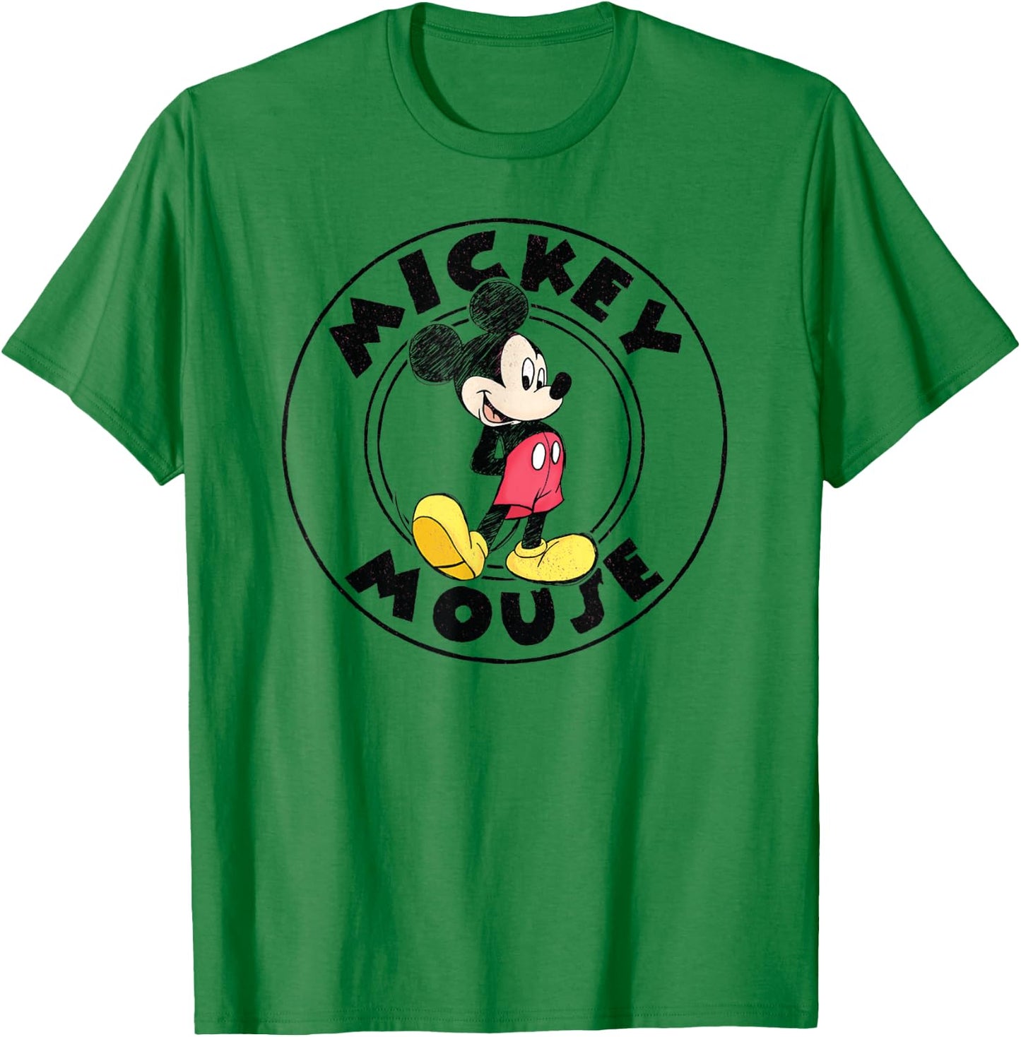 Disney Classic Mickey Mouse T-Shirt - T-Shirt | Irish Green