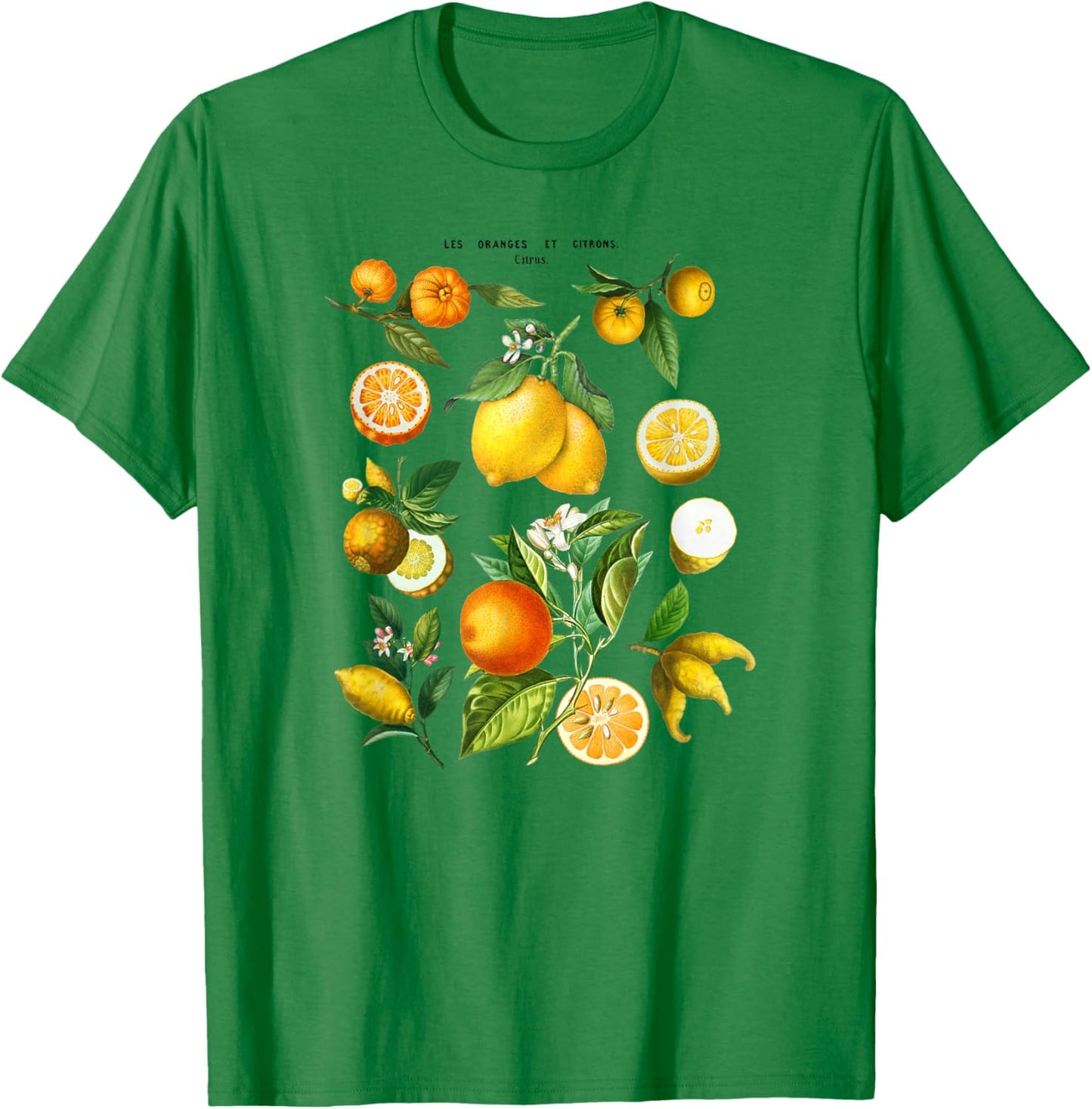 Citrus Collage T-Shirt - T-Shirt | Irish Green