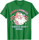 Retro Pink Christmas Santa's Favorite Mother Baby Nurse L&D T-Shirt - T-Shirt | Irish Green