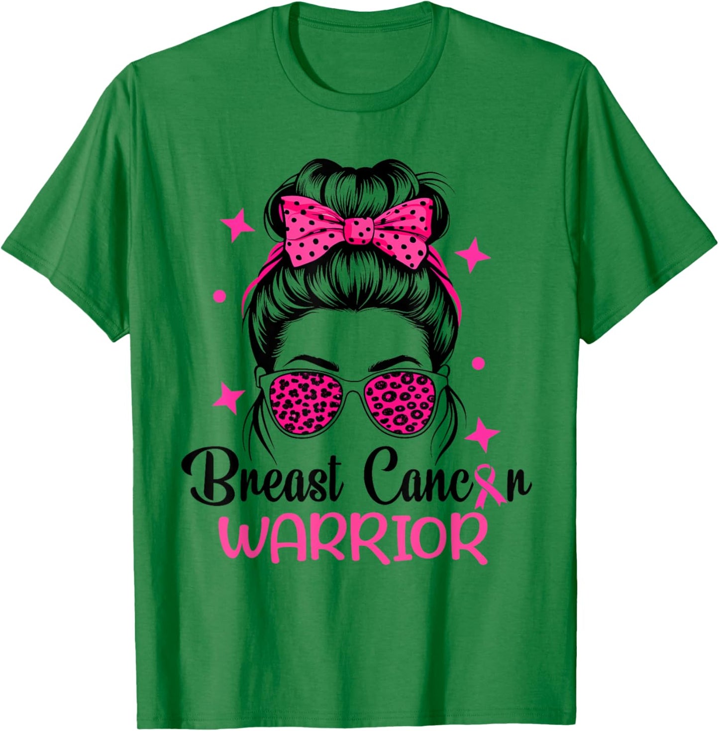 Breast Cancer Awareness Warrior T-Shirt - T-Shirt | Irish Green