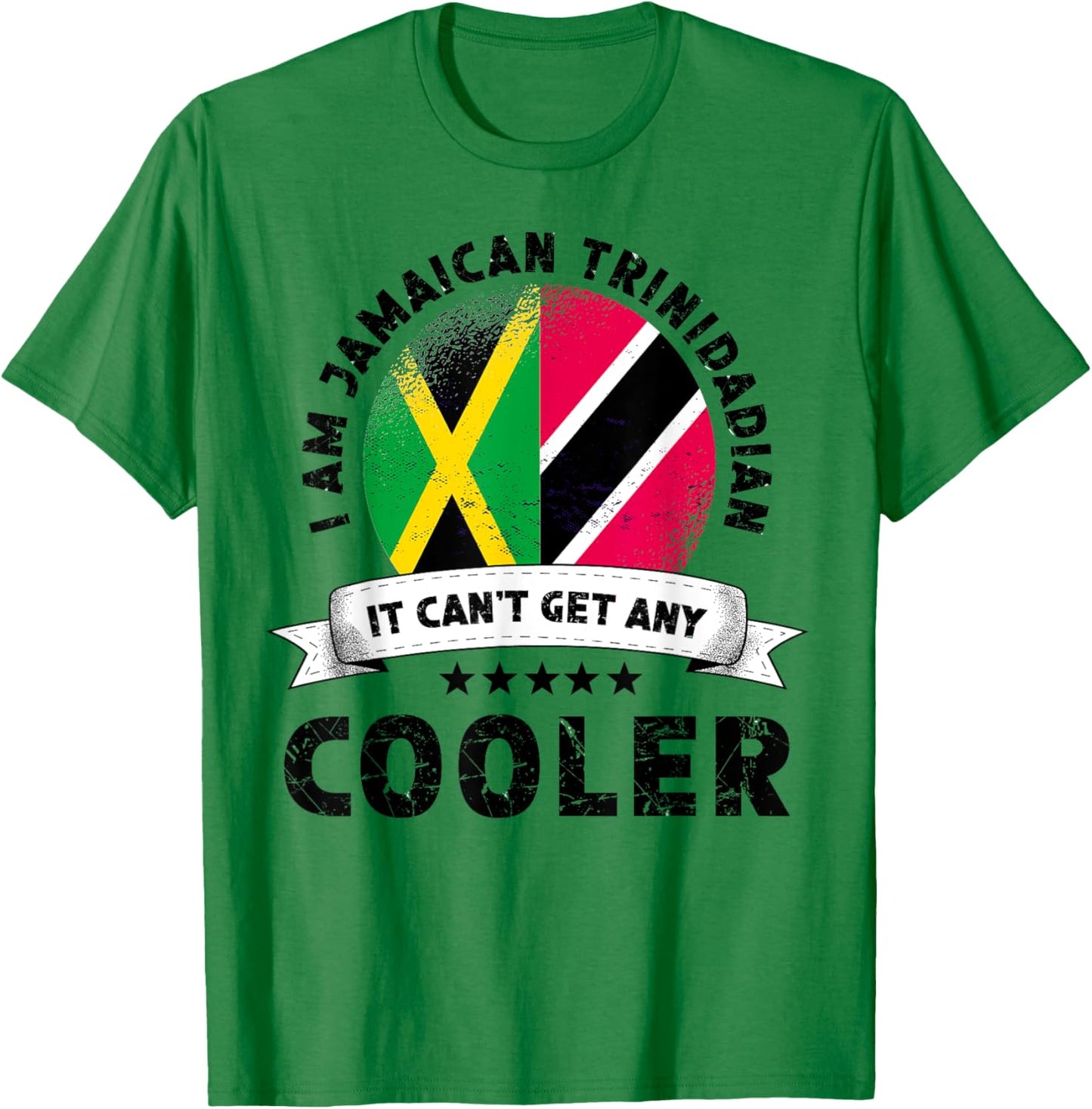 Jamaica Flag Trinidad&Tobago Grown Patriot Country Pride T-Shirt - T-Shirt | Irish Green