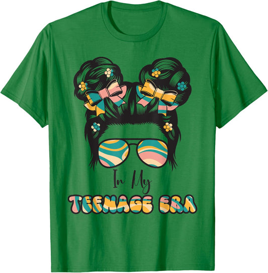 In My Teenage Era - 13th Birthday T-Shirt - T-Shirt | Irish Green