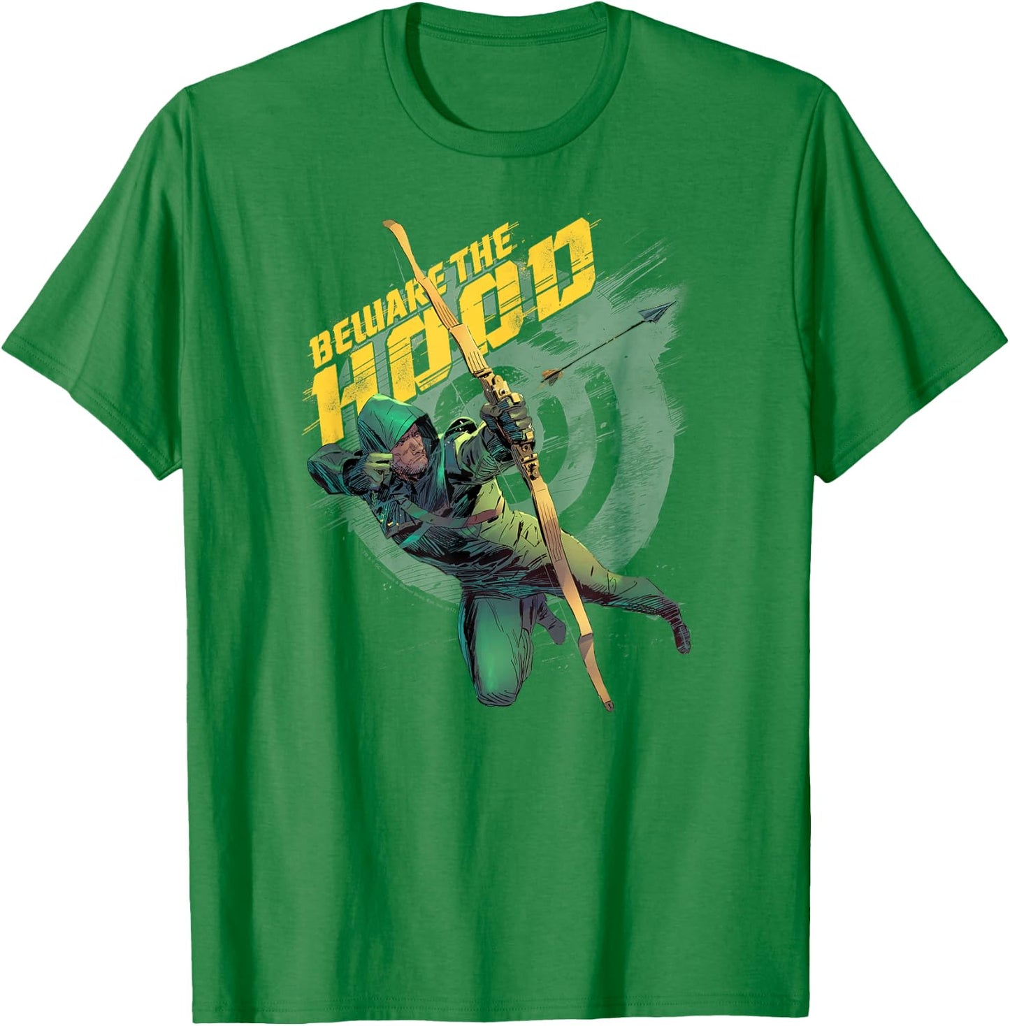 Arrow TV Series Beware T-Shirt - T-Shirt | Irish Green
