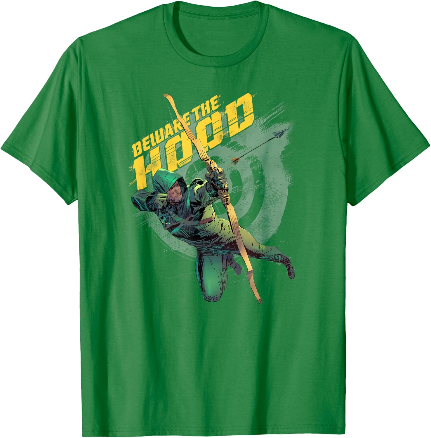 Arrow TV Series Beware T-Shirt - T-Shirt | Irish Green