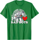 Transformers Valentine's Day Megatron I Heart Bad Bots T-Shirt - T-Shirt | Irish Green