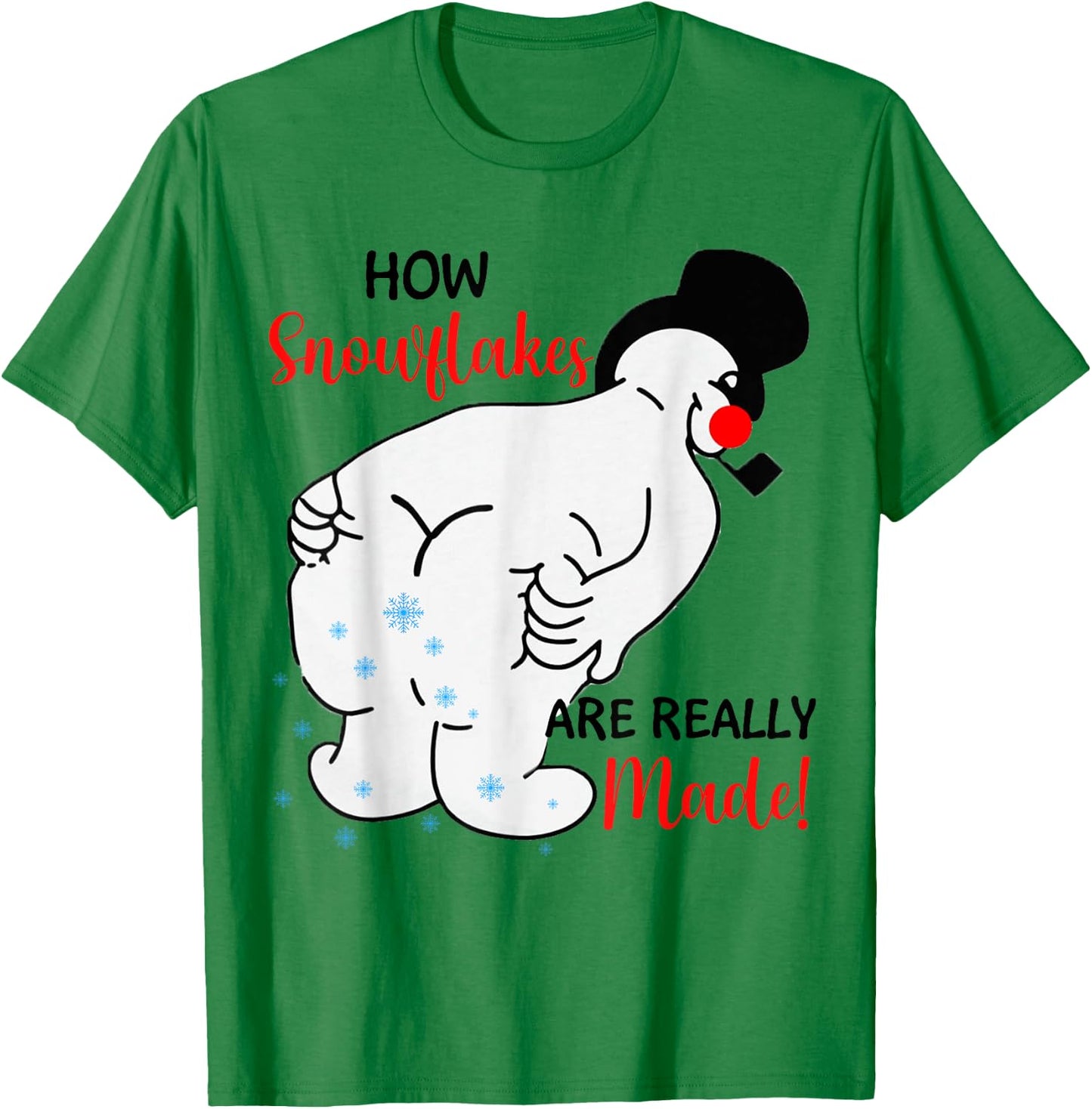 Funny Christmas Snowman Pajamas Kids Boys Girls Toddler Xmas T-Shirt - T-Shirt | Irish Green