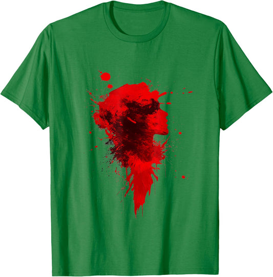 Halloween Fake Blood T-Shirt - T-Shirt | Irish Green