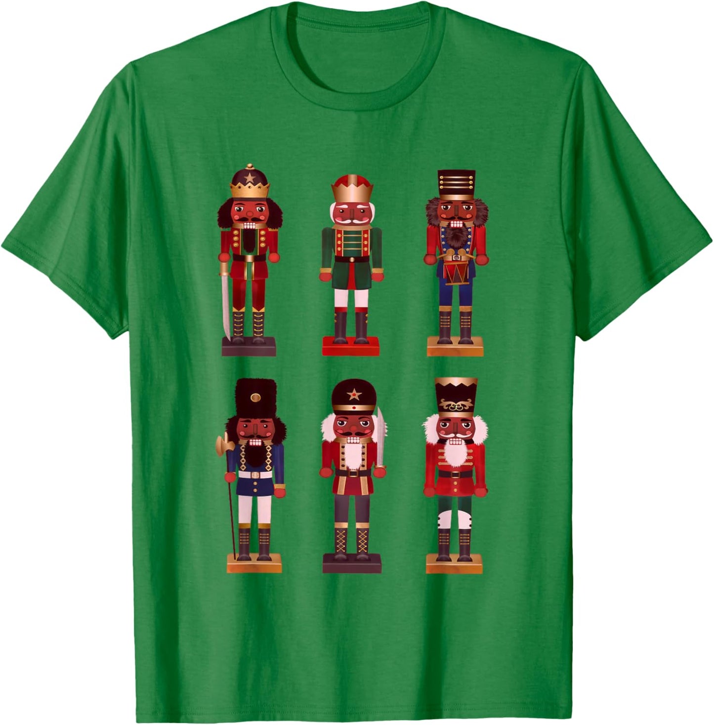 Funny African American Nutcracker Christmas Ballet Dancer T-Shirt - T-Shirt | Irish Green