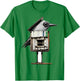 Bird Drawing Art Sculpture Animal Graphic Bird T-Shirt - T-Shirt | Irish Green
