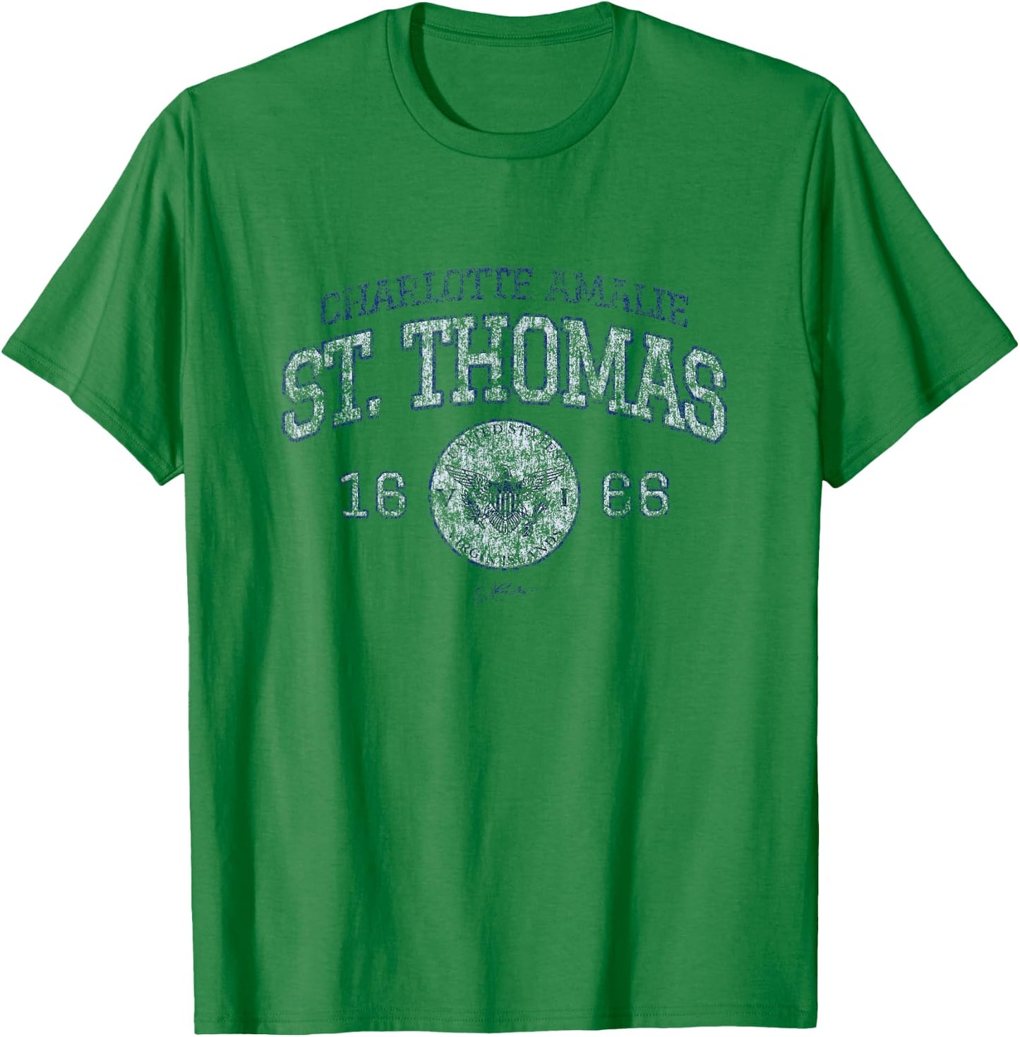 JCombs: Charlotte Amalie, St. Thomas, USVI T-Shirt - T-Shirt | Irish Green