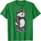 Vintage Panda Cowboy Cowgirl Funny Panda Western Country T-Shirt - T-Shirt | Irish Green