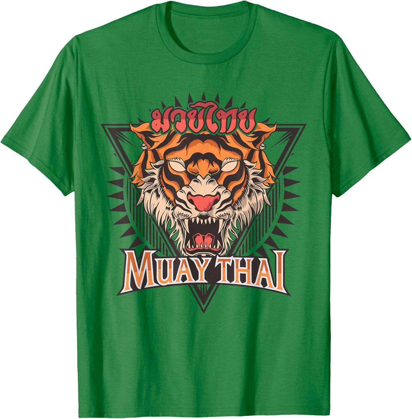 Tigar Muay Thai MMA Vintage Kickboxing Training T-Shirt - T-Shirt | Irish Green