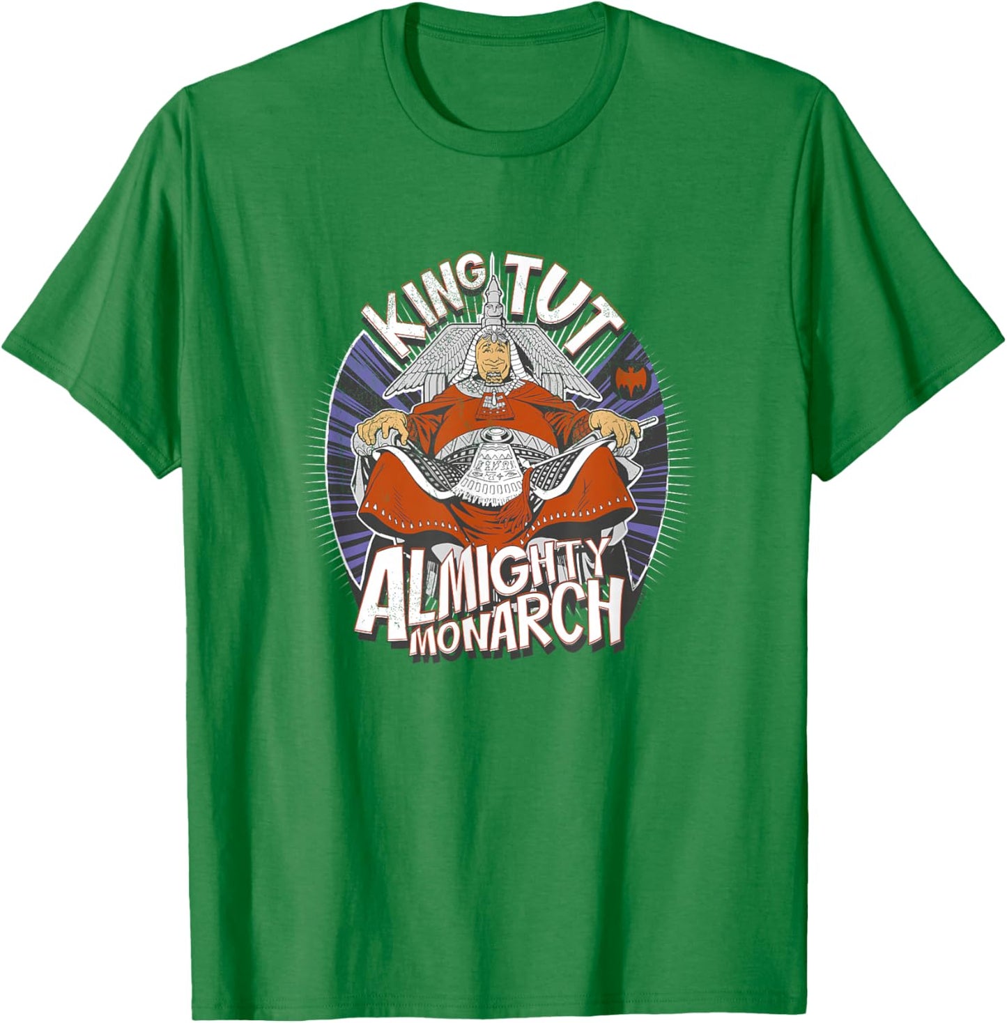 Batman King Tut Almighty Monarch Vintage Big Chest Logo T-Shirt - T-Shirt | Irish Green