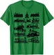 Vintage Steam Train Locomotive Toddler Boys Kids T-Shirt - T-Shirt | Irish Green