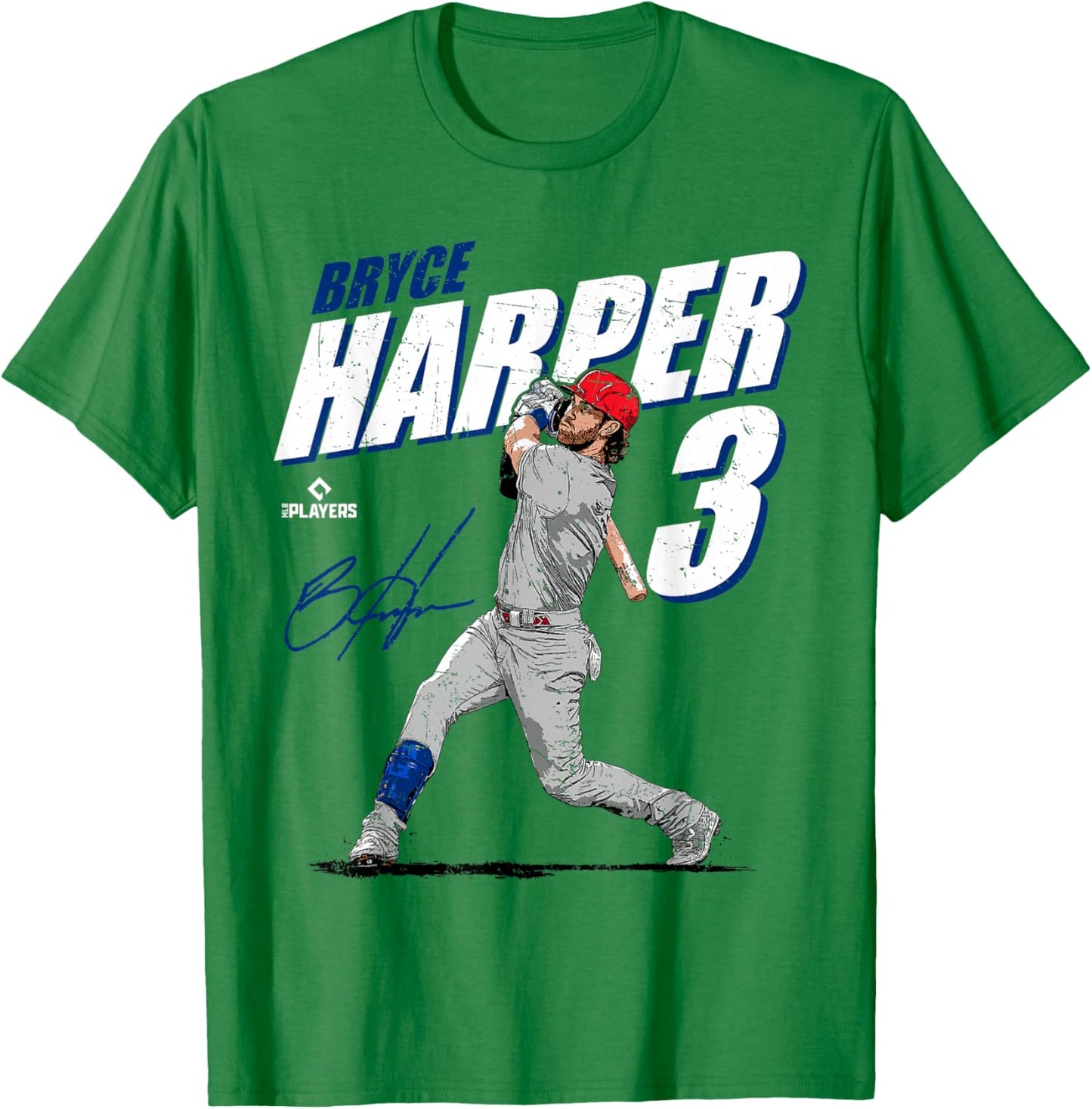 MLBPA - Major League Baseball Bryce Harper - MLBHARP3001 T-Shirt - T-Shirt | Irish Green