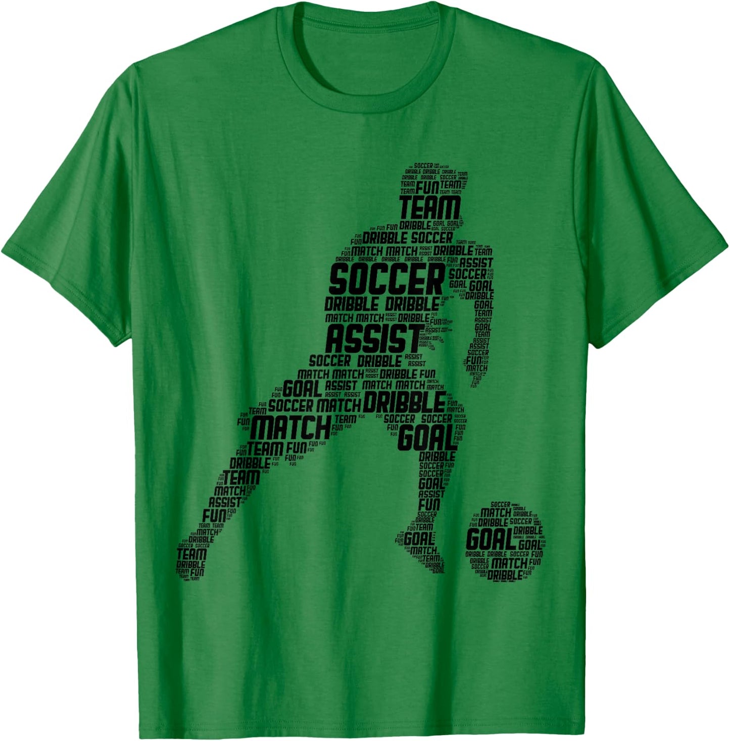 Soccer Player Boys Men Kids T-Shirt - T-Shirt | Irish Green