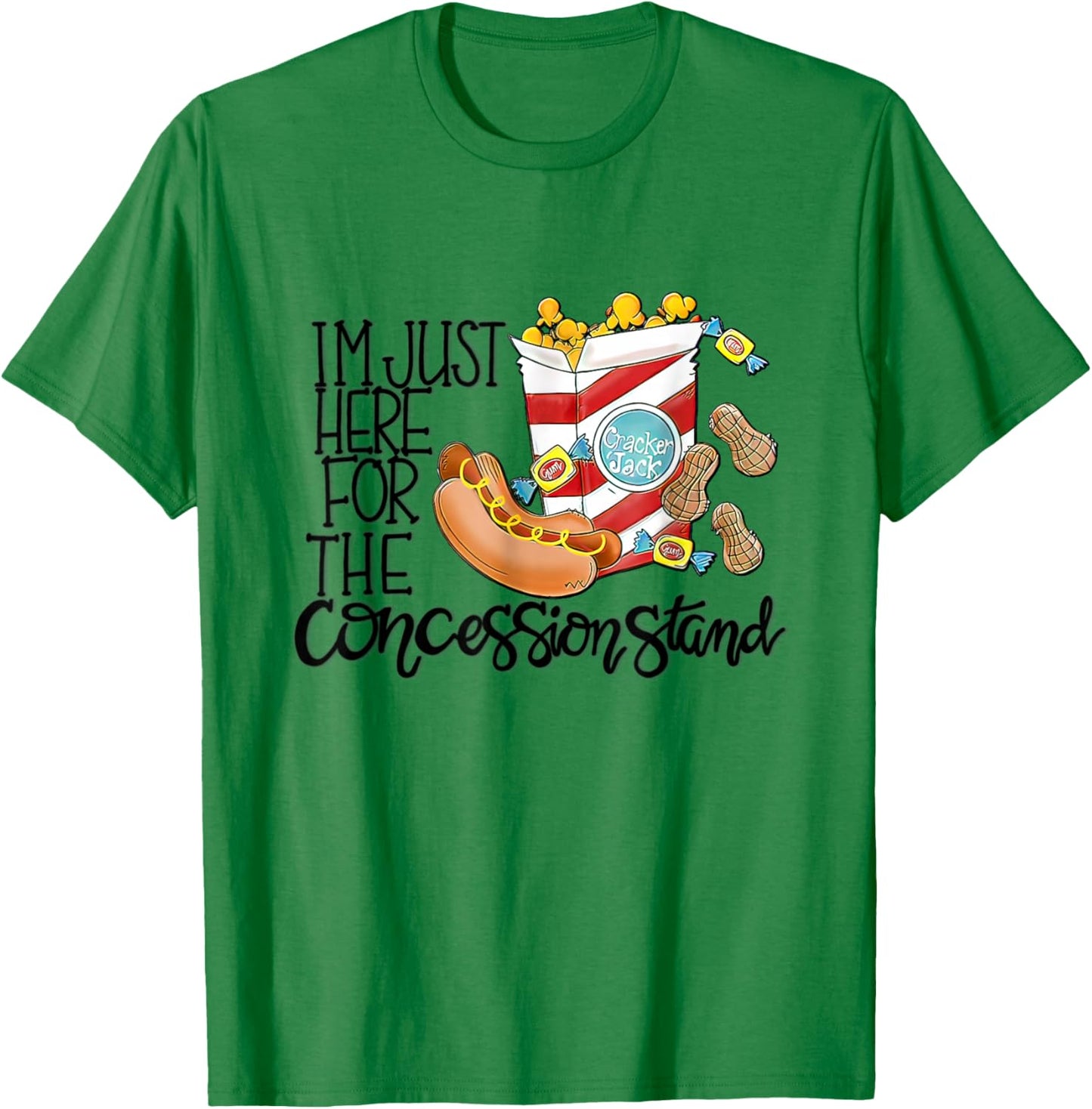 I'm just here for the-concession stand funny kids toddler T-Shirt - T-Shirt | Irish Green