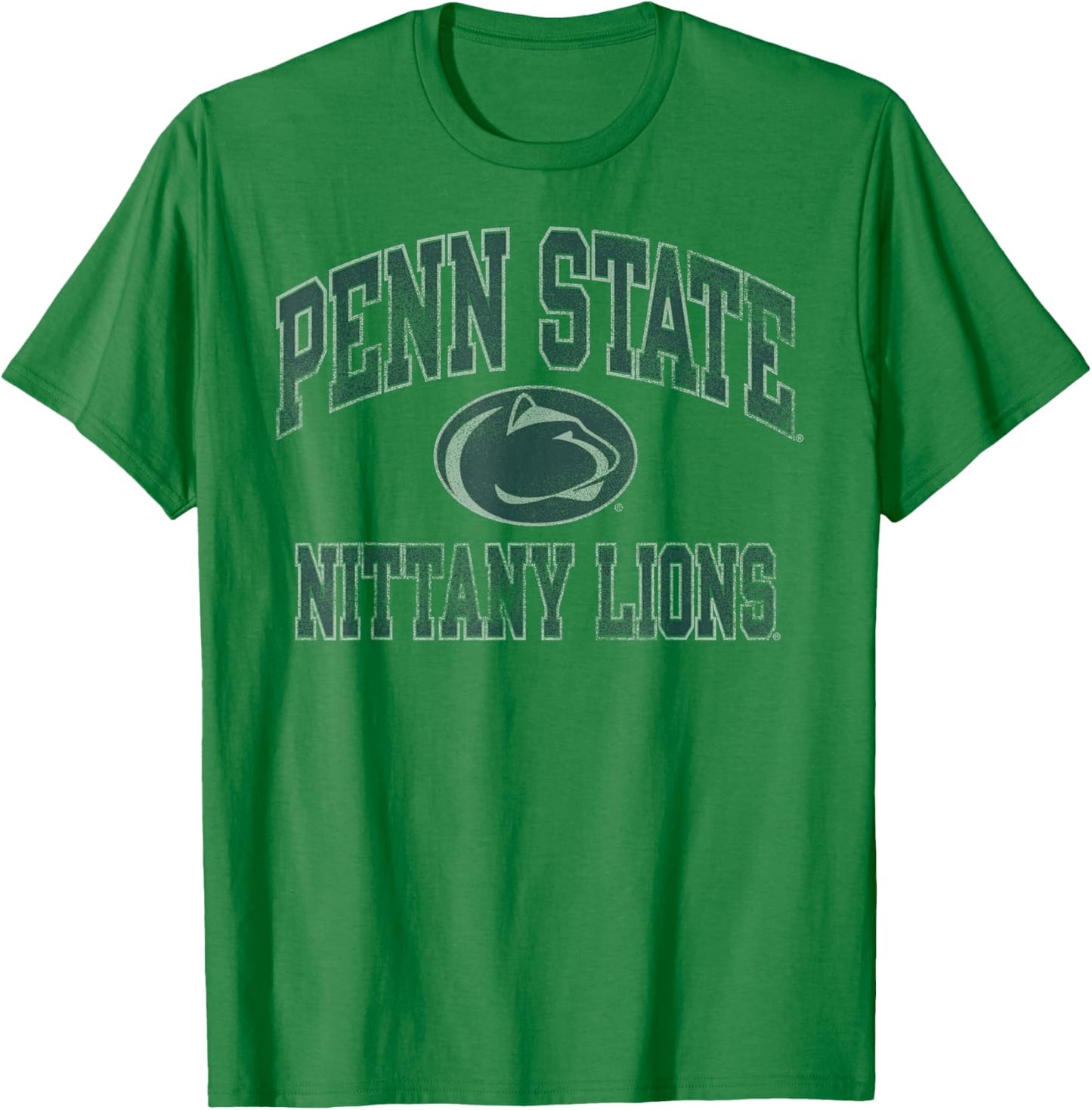 Penn State Nittany Lions Vintage Worn Gray T-Shirt - T-Shirt | Irish Green