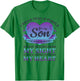 I Wear Teal & Purple For My Son Suicide Prevention Awareness T-Shirt - T-Shirt | Irish Green