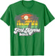 Vintage Fort Myers Beach Florida Surfing Retro 70s Surf Gift T-Shirt - T-Shirt | Irish Green