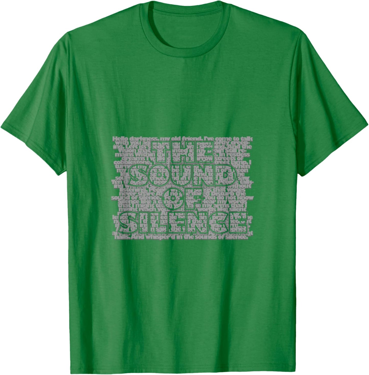 Simon & Garfunkel - Sound Of Silence T-Shirt - T-Shirt | Irish Green