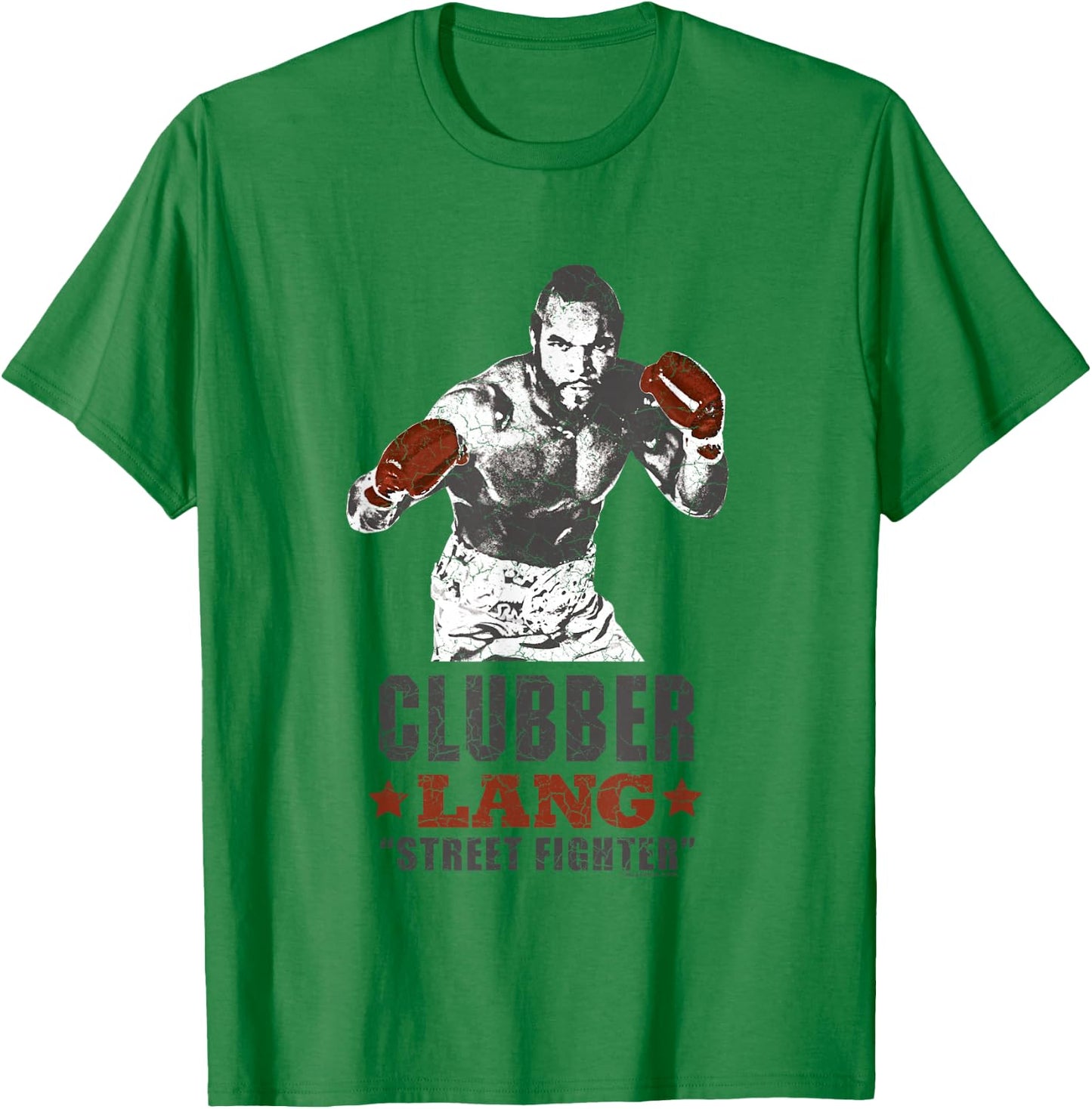 Rocky III Clubber Lang Street Fighter T-Shirt - T-Shirt | Irish Green