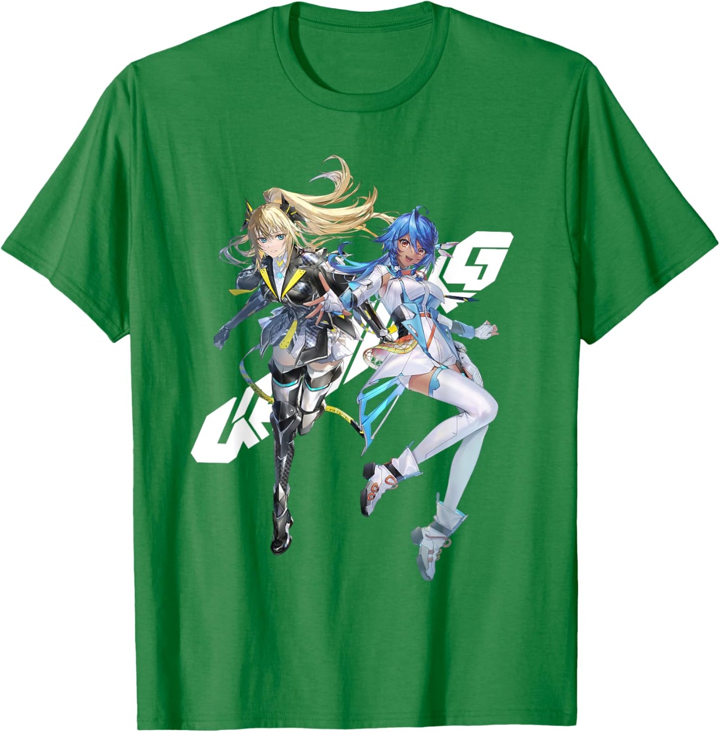 PSO 2 New Genesis Aina & Manon T-Shirt - T-Shirt | Irish Green