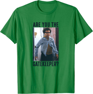 Ghostbusters are You The Gatekeeper? Funny Retro Movie T-Shirt - T-Shirt | Irish Green