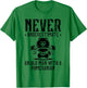 Never Underestimate An Old Man With A Pomeranian T-Shirt - T-Shirt | Irish Green
