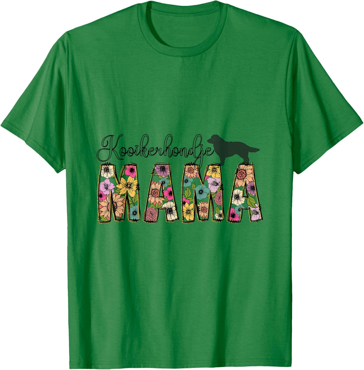 Kooikerhondje Dog T-Shirt - T-Shirt | Irish Green