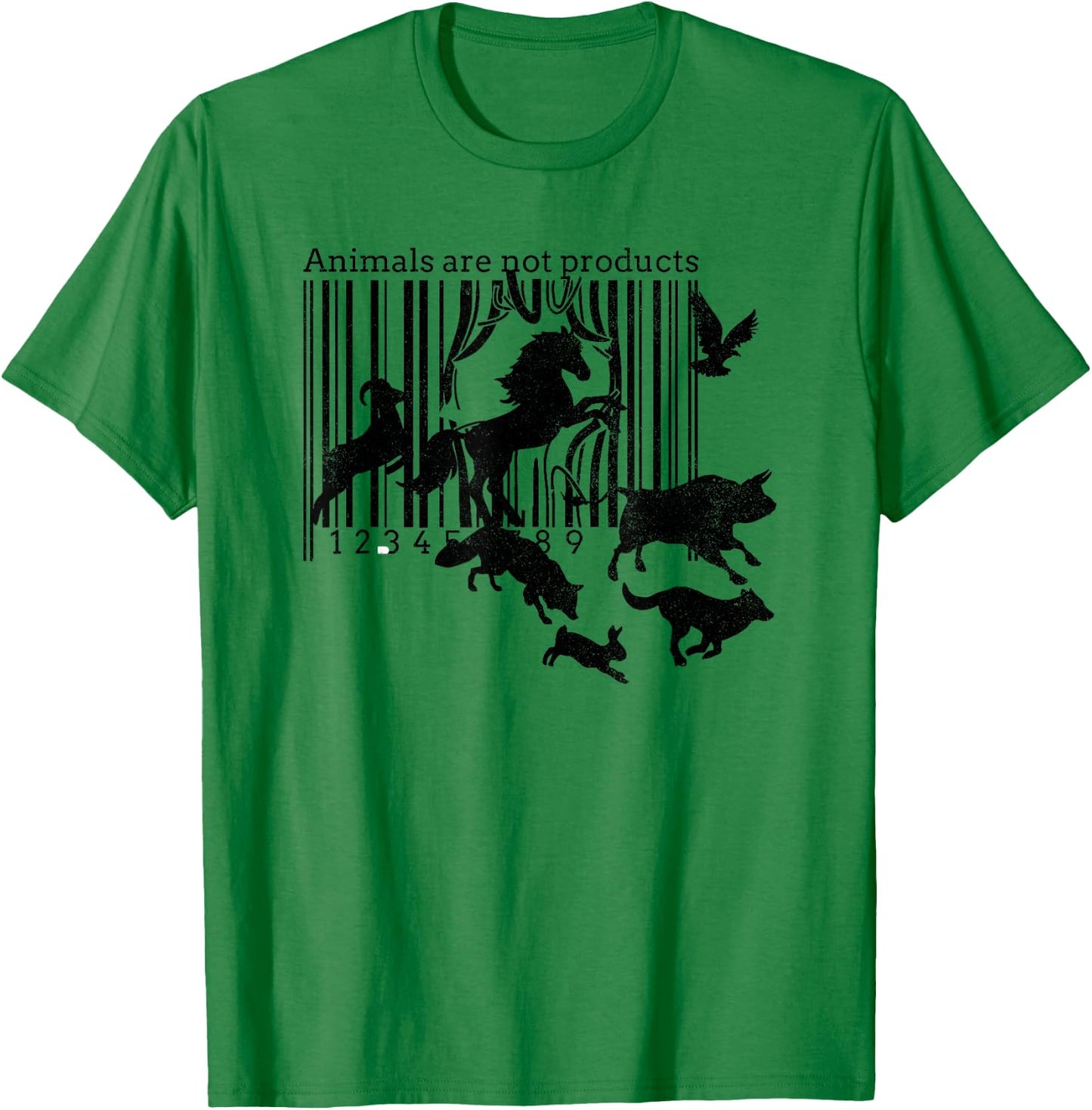 Animals Are Not Products - Vegetarianism - Animal Rights T-Shirt - T-Shirt | Irish Green